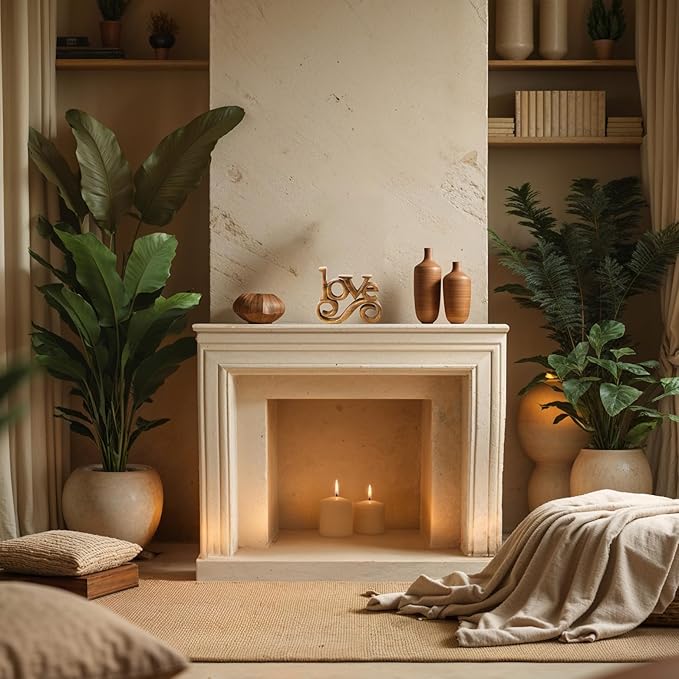 Decozen Gifts for Mom - Wooden Love Letters Sculpture - Mother's Day Birthday Gifts, Home, Office, Living Room, Shelf, Fireplace, Farmhouse, Tabletop, Boho and Mantle Decor - Mothers Day Decorations-Ruum Studio Home