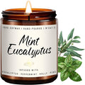 Auelife Mint Eucalyptus Candle | Aromatherapy Candle for Relaxation, Soy Candles for Home Scented, Home Fragrance Gifts for Women Men - Long-Lasting 7oz Jar-Ruum Studio Home