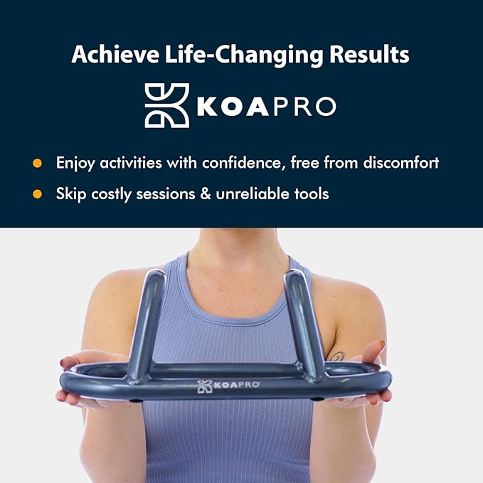 KOAPRO Psoas and Hip Hook Release Tool for Iliacus and Hip Flexor; Alleviate Pain and Tension, Targeted Deep Tissue Massager for Back, Core, Iliopsoas, Piriformis etc., Boost Relief and Recovery-Ruum Studio Home