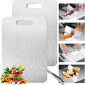 Titanium Cutting Board - 2 pack Titanium Cutting Boards for Kitchen,Double Sided Titanium Cutting Mat,Non Stick Chopping Board Easy to Clean（7.67 * 11.81in）-Ruum Studio Home