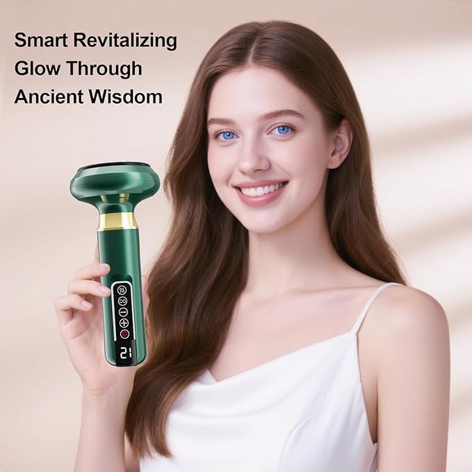 Electric Handheld Cellulite Massager with 12 Suction Modes, Lymphatic Drainage Massager, Cellulite Remover Tool for Legs, Belly, Thighs, Arms, Butt- Christmas,Gifts for Her Women (Green)-Ruum Studio Home