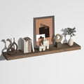 Floating Shelves for Wall, USA-Sourced Fir Wood 48 Inch Wall Shelves Set of 1, Natural Rustic Solid Wooden Floating Shelves Wall Mounted, Nursery Book Storage Shelf, Display Shelf for Bathroom-Ruum Studio Home