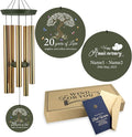 ASTARIN 20th Wind Chimes for Couple, Personalized Wind Chimes for Anniversary, Couple Gifts for Keepsake, Deep Tone Windchime Romantic Gift for Women Men-Ruum Studio Home