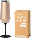 Huski Champagne Flute | NEW | Award-winning Design with Detachable Stem | Premium Stainless Steel Champagne Glass with Lid | Triple Insulated Tumbler | 8oz Capacity | Great Gift (Champagne)-Ruum Studio Home