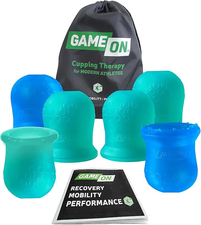 Cupping Therapy Set – Cupping Kit for Massage Therapy – Silicone Cups – Massage Cups – Smart Cupping for Fascia and Myofascial Release (Large, XTRM XNRGY)-Ruum Studio Home