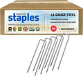 Sandbaggy 500-Count 6-Inch Galvanized Landscape Staples - SOD Garden Stakes ~ Trusted by Farmers & Contractors Across The USA-Ruum Studio Home
