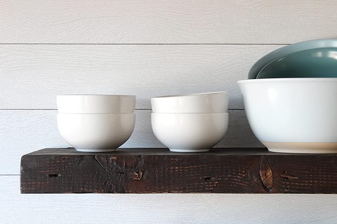 Urban Legacy Reclaimed Barn Joist Deep Floating Shelves | Deep Shelves with Low Profile Shelf Bracket with High Weight Capacity, Set of 2 (36" x 11" x 2.5", Rustic Brown)-Ruum Studio Home