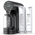 Ecoviva Countertop Reverse Osmosis System RO Water Filter, 5-Stage Filtration, Real-time TDS Monitor, 3:1 Pure to Drain, No Installation Portable Water Purifier-Black-Ruum Studio Home