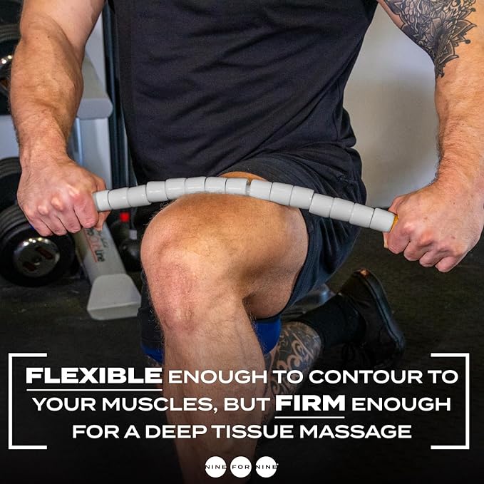 Massage Stick 24" Handheld Spindle Massage Roller - Full Body Muscle Recovery & Myofascial Release (Large - 24" Massage Stick)-Ruum Studio Home