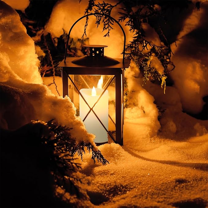 Aignis Indoor Flameless LED Candles Battery Operated with Remote Timer and Wax-Like Shell for Home/Wedding/Holiday Decor, Set of 3(D 2.95" x H 4"/5"/6")-Ruum Studio Home