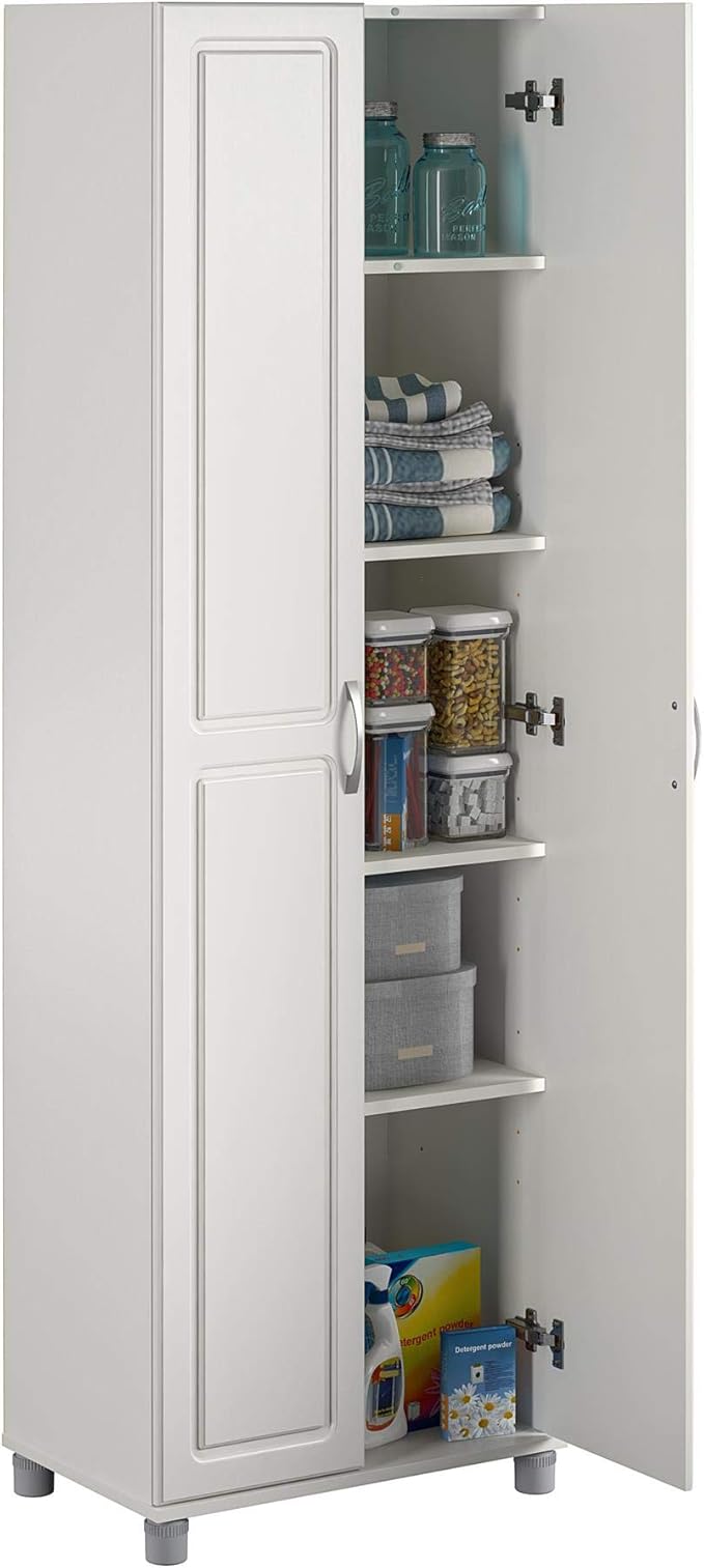 SystemBuild Evolution Kendall 24" Utility Storage Cabinet - White-Ruum Studio Home