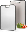 FIRE HIVE Kitchen Stainless Steel Cutting Board,Double-Sided Multi-Functional Cutting Boards,Large Cutting Board Made of Stainless Steel & Platycodon, 16*11 inches Safe Kitchen Cleaning Cutting Boards-Ruum Studio Home