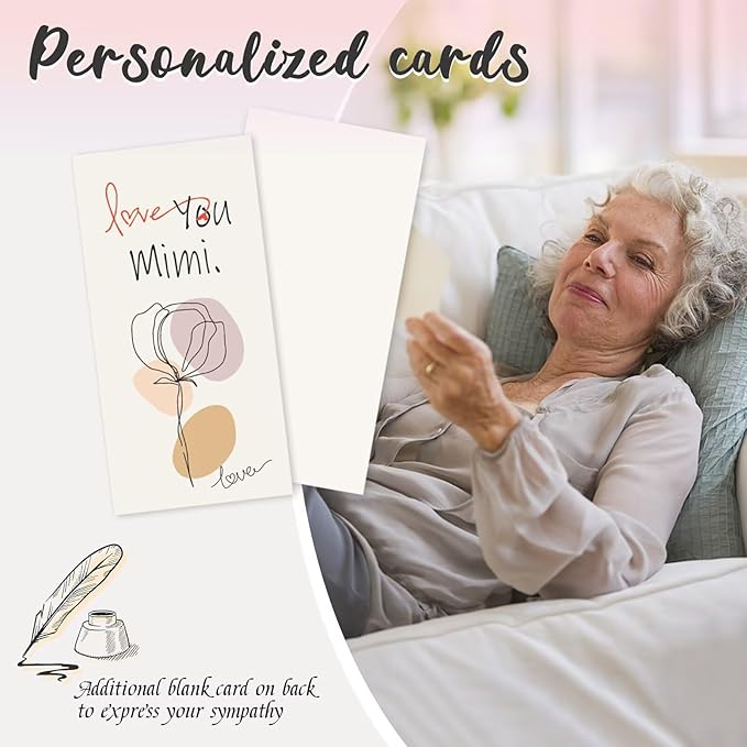 Gifts for Mimi, 25''Wind Chimes, Birthday Gift for Mimi from Grandkids, Mothers Day, Thanksgiving, Christmas Day Gifts Ideas for Love Rreminder-Ruum Studio Home