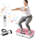Vibration Plate Exercise Machine - Bluetooth Music & 400LBS Capacity Vibration Plate for Lymphatic Drainage & Weight Loss with 99 Speed Levels, Whole Body Vibration Plate for Home Fitness-Ruum Studio Home