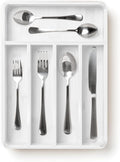 SMIRLY Silverware Drawer Organizer – Bamboo Kitchen Drawer Organizer, Adjustable Utensil Holder and Cutlery Tray, Drawer Dividers for Flatware and Kitchen Utensils-Ruum Studio Home
