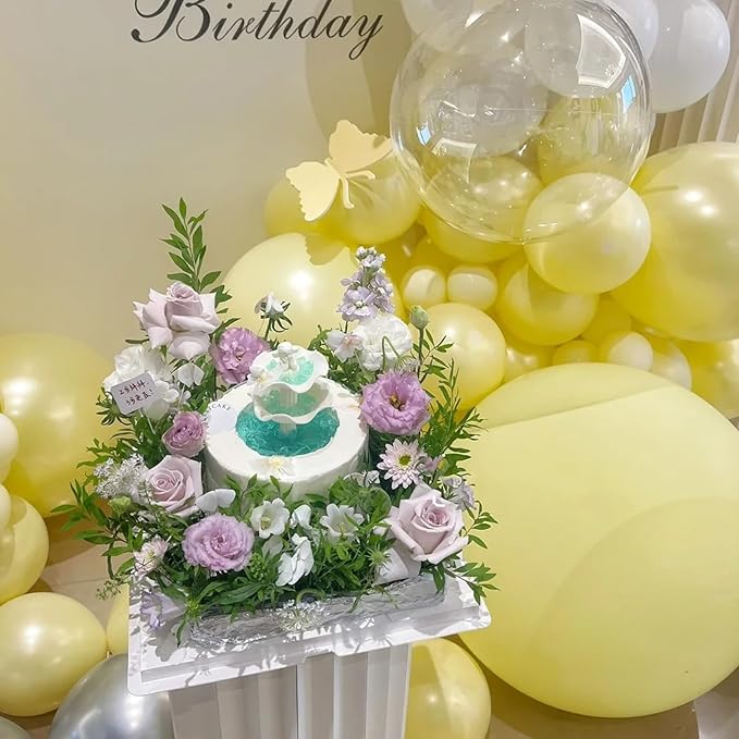 130pcs Pastel Yellow Balloons Different Sizes 18" 12" 10" 5" Light Yellow Latex Balloon Garland Arch Kit for Birthday Baby Shower Graduation Wedding Gender Reveal Party Decorations-Ruum Studio Home