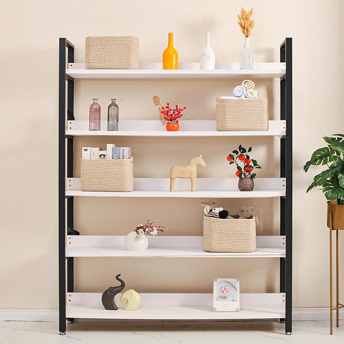 Small Storage Baskets for Shelves Organizing, Woven Cotton Rope Baskets for Storage, Book Basket, Decorative Shelf Basket, 12.5"Lx9.1''Wx7.9''H (4 Packs) Brown-Ruum Studio Home