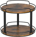 LAMU 12.2'' Wood Lazy Susan Turntable Organizer for Cabinet, 2 Tier Lazy Susan Spice Rack Organizer for Kitchen, Table Top, Countertop, Pantry, Bathroom-Ruum Studio Home