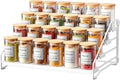 RCHYFEED Spice Rack Organizer for Cabinet, 4 Tier Spice Organization for Cabinet Depth Adjustable,Tierd Spice Rack Seasoning Organizer for Kitchen Countertop Pantry, Metal(1 Pack)-Ruum Studio Home