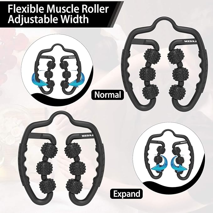 Cellulite Massage Tool Deep Fascia Massager & Dimpled Skin Remover for Legs - Anti-Cellulite Roller Tech with Lymphatic Drainage, Smooth Skin & Pain Relief for Thighs & Buttocks Sculpting-Ruum Studio Home