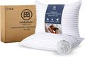 Threadmill Soft Bed Pillows King Size Set of 2 | Down Alternative Cooling Soft Pillows for Sleeping | 20 x 36 Hotel, King Size Pillows 2 Pack for Back, Stomach or Side Sleepers-Ruum Studio Home