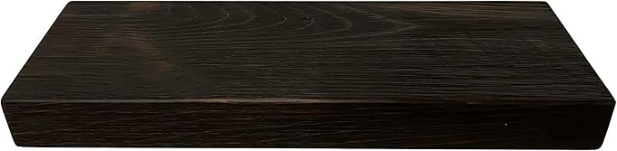 joelsantiques 24 Inch Wooden Floating Shelves for Wall - 24x6x2 in - Made of Natural Wood - Short Heavy Duty Rustic Wall Shelves for Bedroom - Perfect for Bathroom, Kitchen - Mocha-Ruum Studio Home