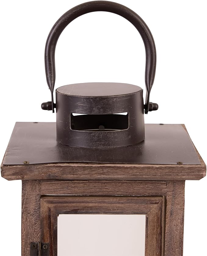 Koehler Home Decor Perfect Lodge Wooden Lantern-Ruum Studio Home