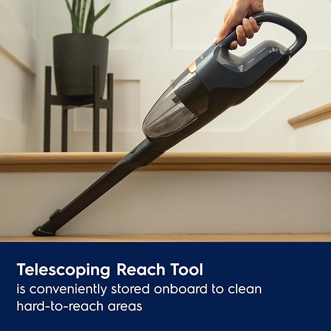 Electrolux WellQ7 Cordless 2-in-1 Vacuum with High Suction Power and 5-Step Filtration System, 50-Minute Run Time, 2 Power Modes, Denim Blue-Ruum Studio Home