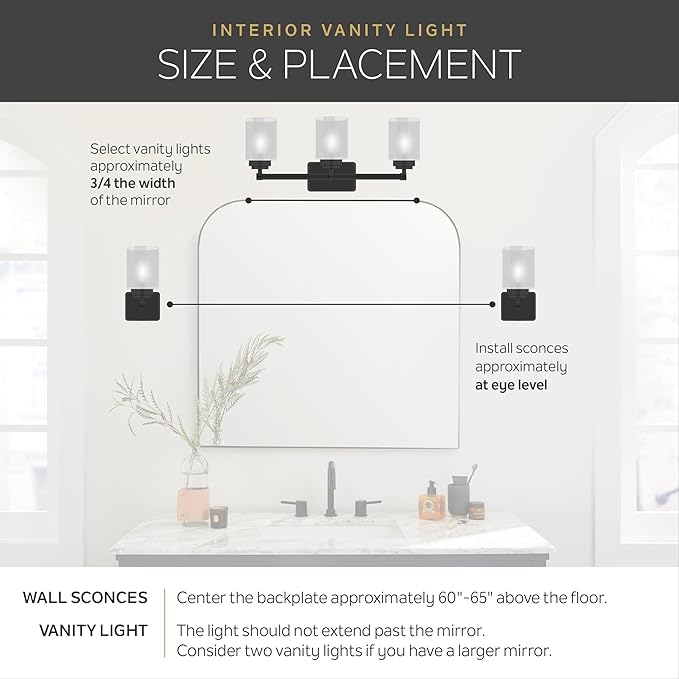 Kichler Crosby 9.25" Wall Sconce in Brushed Nickel, 1-Light Contemporary Hallway or Bathroom Light with Satin Etched Cased Opal Glass, (9.25" H x 4.5" W), 45495NI-Ruum Studio Home