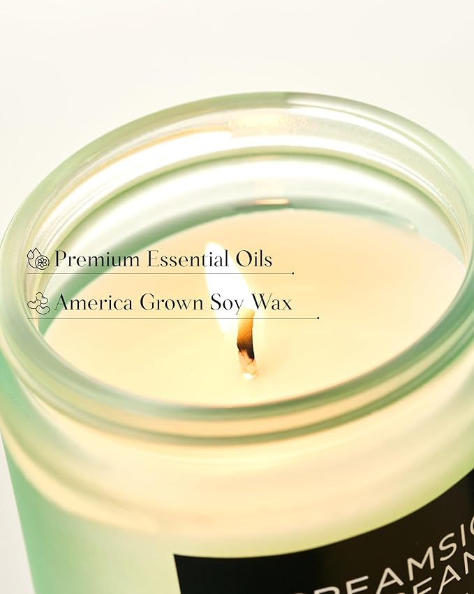 M&SENSE Orange Creamsicle Scented Candle, 7.05oz 50 Hours Slow Burning Non Toxic Natural Soy Wax 2 Wick Candle for Home Scented, Long Lasting Home Fragrance Gifts for Housewarming & Anniversry-Ruum Studio Home