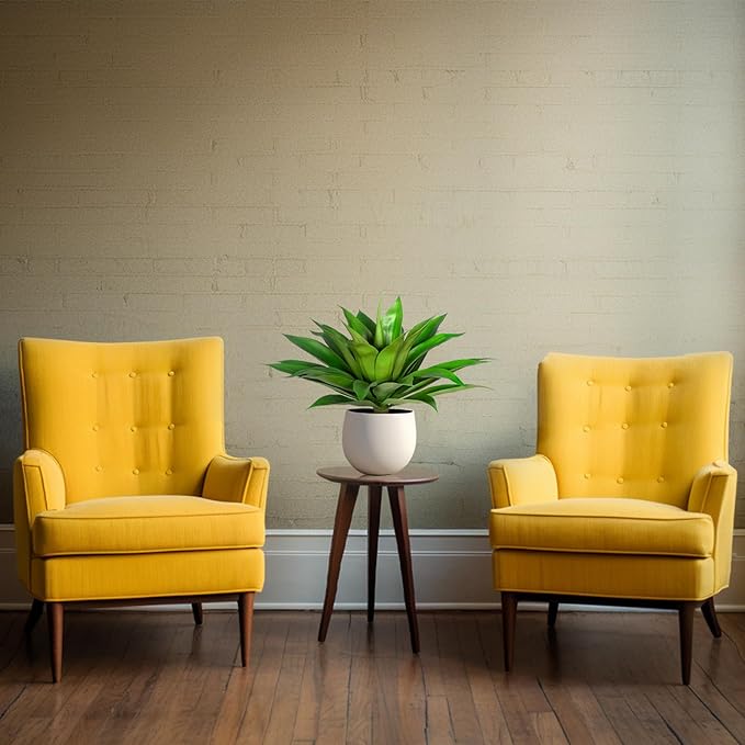 Artificial Agave Plants,Large UV Resistant Fake Agave Planters for Indoor and Outdoor Decorating Artificial Plants for Outdoors Fake Plants(1Pack, 28")-Ruum Studio Home