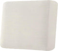 H.VERSAILTEX Super Stretch Individual Seat Cushion Covers Sofa Covers Couch Cushion Covers Slipcover Sets Thick Jacquard Textured Twill Fabric (1 Piece Chair Cushion Cover, Ivory)-Ruum Studio Home