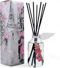 LOVSPA Reed Diffuser Set, Pink Tuberose Scented Oil Diffuser with Sticks, Home Fragrance Accessories for Bathroom Shelf Decor, Aroma Diffusers for Home or Office Desk, USA Made-Ruum Studio Home