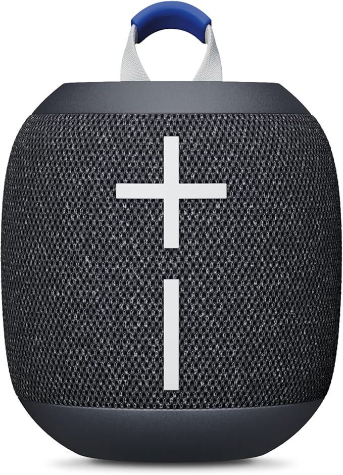 Ultimate Ears WONDERBOOM 4 Waterproof Bluetooth Outdoor Speakers with Big Bass & 360-Degree Sound, Dustproof Floating Wireless Speaker, 131ft Range - Black-Ruum Studio Home