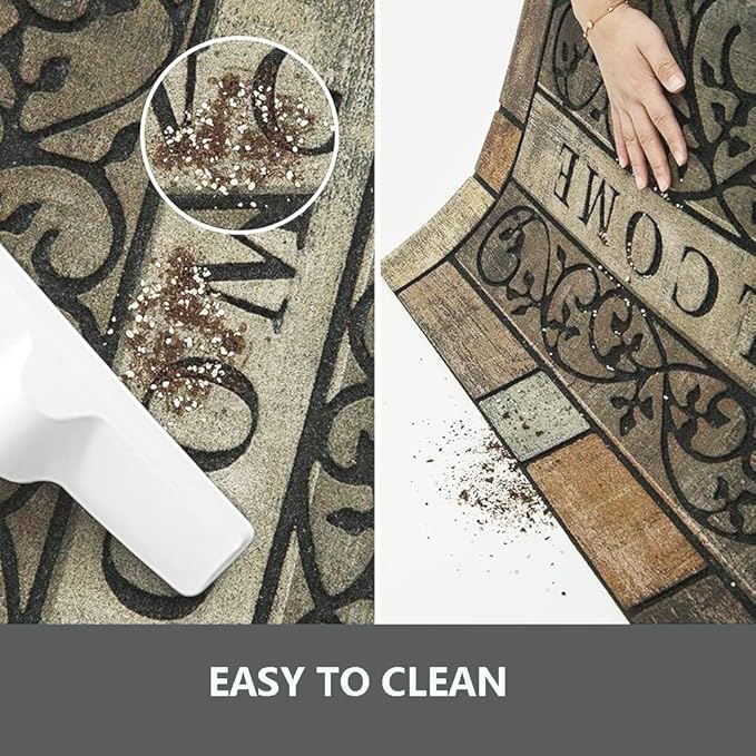 Welcome Door Mats 24"x36" Heavy Duty Front Door Mat Outdoor Large Doormats with Non-Slip Rubber Backing Outdoor Welcome Mats for Front Door Entryway,Garage,Patio,High Traffic Area-Ruum Studio Home
