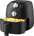 COMFEE' Compact 2.1 Quart Air Fryer with 12 Menu Options, Adjustable Timer & Temperature Control 180-400 degrees F, Dishwasher-Safe Nonstick Fry Basket with Stainless Steel Finish-Ruum Studio Home