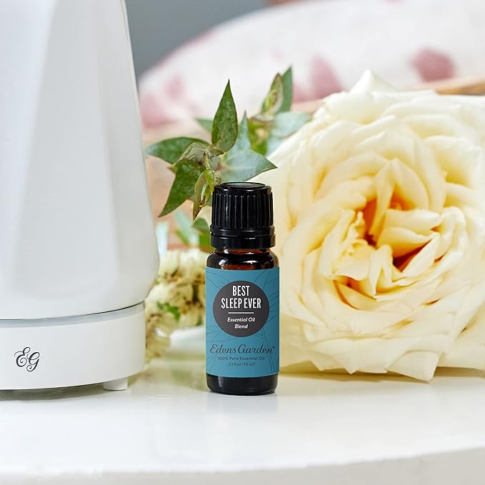 Edens Garden Best Sleep Ever Essential Oil Blend- 100% Pure Premium Grade, Undiluted, Natural, Therapeutic, Aromatherapy, The Best for Skin, Candle, Humidifiers 118 ml (4 fl oz)-Ruum Studio Home