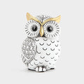 Owl Statue for Home Decor Accents,Owl Decor for Bookshelf Bedroom Living Room Office Table Desk Mantle TV Stand Boho Decoration,Modern Shelf Decor Accents Animal Sculptures for Birds Lovers,Owls Gift-Ruum Studio Home