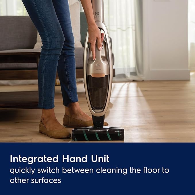 Electrolux WellQ7 Hard Floor Cordless 2-in-1 Vacuum with PowerPro Roller for Hard Surfaces, 50-Minute Run Time, 2 Power Modes, Soft Sand-Ruum Studio Home