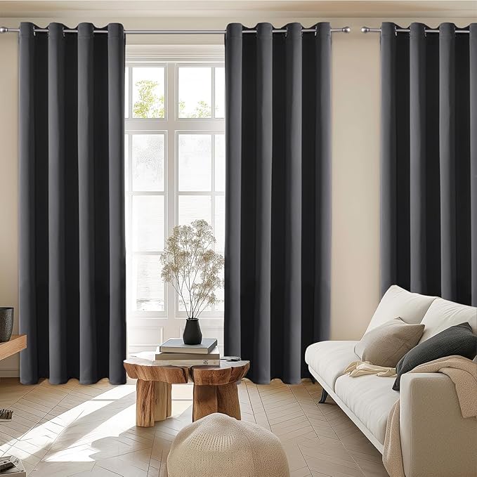 ChrisDowa Custom Blackout Curtain for Bedroom and Living Room. Thermal Insulated Room Darkening Curtain 1 Panel (Custom Size and Color)-Ruum Studio Home