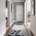 Beverly Rug Outdoor Runner Rug 2x7 Modern Floral Tropical Area Rugs for Indoor and Outdoor Patio Easy to Clean Non Shedding Living Room Porch Garden Washable Outside Carpet (2 x 7 Beige)-Ruum Studio Home