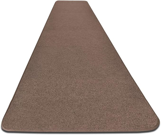 House, Home and More Outdoor Carpet Runner - Brown - 3 Feet x 30 Feet-Ruum Studio Home
