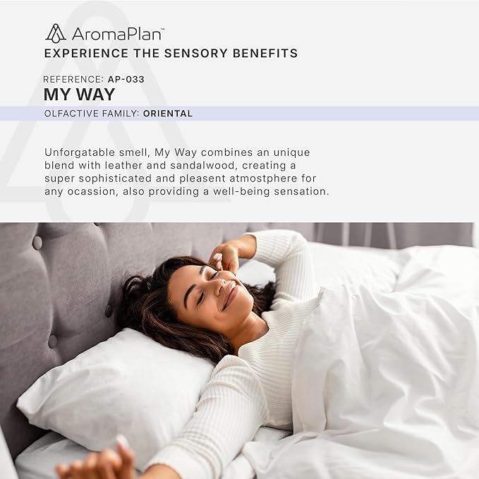 Aromaplan Hotel Scents My Way 5 Fl Oz (148ml), Home Luxury Aroma & Hotel Fragrance Diffuser Oil- Hotel Diffuser Oil for Aromatherapy- USA Made, Bigger Bottle, Bolder Aroma & Longer Lasting-Ruum Studio Home
