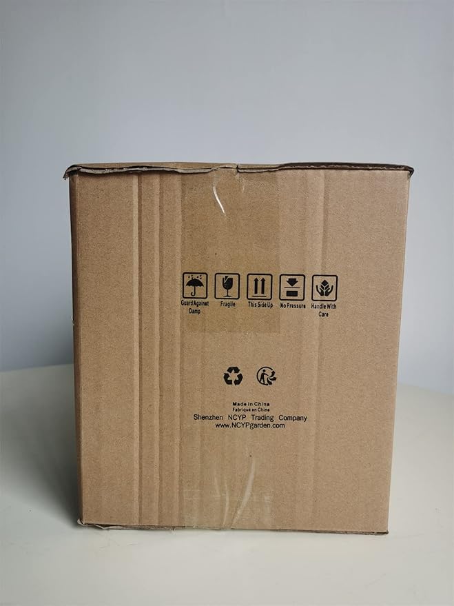 NCYP Small Glass Geometric Terrarium - 4.9 x 3.9 x 7.4 Inches Irregular Clear Planter Pot for Succulents, Cactus, Indoor Garden Tabletop Decoration, Centerpiece (No Plants, No Door)-Ruum Studio Home