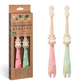 ROARex Vegan Eco Friendly All Natural Kids Toothbrush Made from Plants – Sweet Baby Giraffe | 100% Biodegradable and Compostable | 1% for The Planet Product-Ruum Studio Home