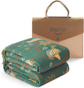 Luxury Throw Blanket Cotton Muslin Throw Blanket for Couch Breathable Floral Blanket Throw for Sofa Couch Chair Home Decoration (80"x90",01-Cute Bird)-Ruum Studio Home