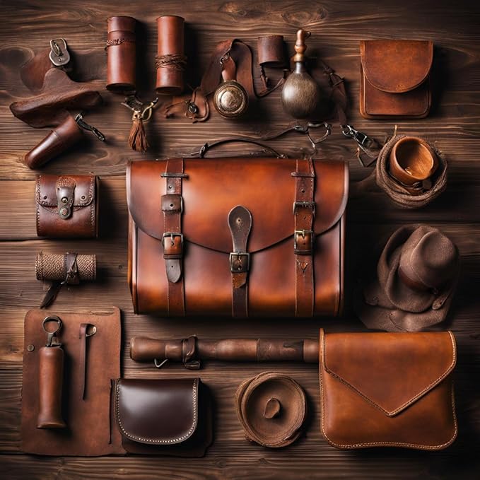 1OAK Scented Candles for Men (Vintage Leather) - Leather Candle- Masculine Decor - Long Burning Premium - Soy Wax (7oz.)-Ruum Studio Home