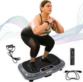 HOTWAVE Vibration Plate Exercise Machine for Lymphatic Drainage, Power Vibrating Plates Platform for Weight Loss - Whole Body Shaker Vibration Plate Machine Home Gym Shaping Fitness Workout-Ruum Studio Home