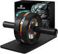 VINSGUIR Ab Roller Wheel, Abs & Core Workout Equipment for Home Gym with Knee Pad Accessories, Abdominal Wheel for Full-body Strength Training-Ruum Studio Home