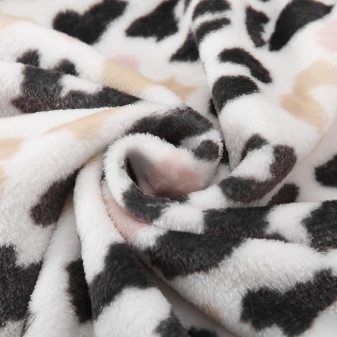 MERRYLIFE Pink Cheetah Throw Blanket Decorative Fleece Throw | Ultra-Plush Colorful | Couch Blanket Travel Lap | Home Gift Use(50" 60",Pink Cheeath)-Ruum Studio Home